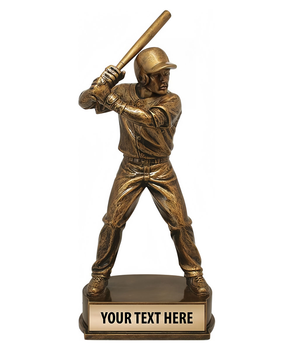 Custom Golden Figurines Baseball Player Trophies Custom Golden Figurines Baseball Player Trophies